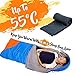 Bundle Monster | Sleeping Bag Liner Travel Sheet Camping Sleep Sack | Lightweight, Compact, Zippered Microfiber Fleece | Add Up to 10F Extra for Cold Weather Climates |Soft, Warm & Cozy - Dark Navy