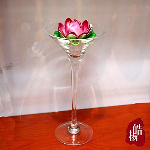 candle holder glass/ glass vase/ Goblet/Glass transparent vase-D