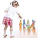 iBaseToy Kids Bowling Toy Set, Foam Ball Toys, Indoor Outdoor Bowling Games for Children/Toddlers/Boys/Girls for Early Development/Sport/Preschool (10 Pins & 2 Bowling)