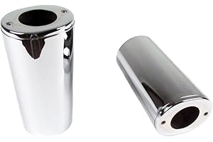 HILL COUNTRY CUSTOM CYCLES Hill Country Customs Chrome Fork Slider Covers for Harley Softail Touring - HC-02771