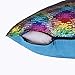 smiry Colorful Magic Mermaid Pillow Cover Reversible Sequins Color Changing Pillow Case Bling Bling Sequins Cushion Cover Gift for Kids Funny Home Decoration