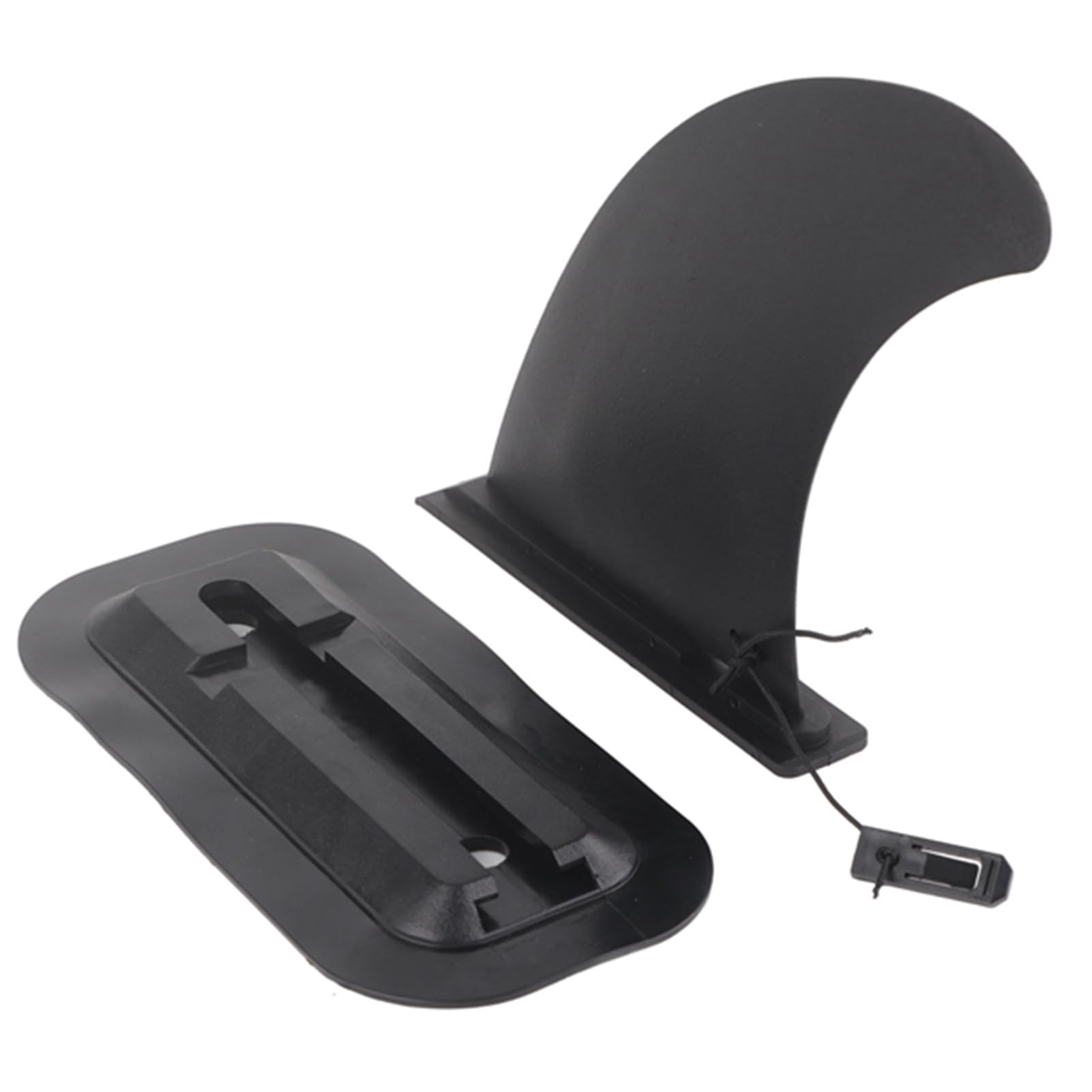 PVC Central Fin for Stand Up Paddle Board Surfboard Long Board Detachable Single Black Fin