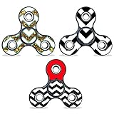 3 pack of MightySkins Vinyl Decal Skins For Fidget SpinnerSet 24| Protective Sticker Wrap For Three-Bladed Fidget toy Fydget | Easy To Apply Cover | Low Grip Adhesive Removes Clean | 100's of Designs