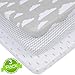 Pack n Play Sheets – Premium Pack and Play Sheets 4 Pack – 100% Super Soft Jersey Knit Cotton Playard Mattress Sheets – Portable Playpen Fitted Play Yard Mini Crib Sheet for Boy & Girl (24 x 38 x 5)