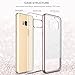 Case Compatible with Samsung Galaxy S8, BENTOBEN Bling Glitter Chrome Stripe Design Hybrid TPU PC Dual Layer Shockproof Slim Protective Phone Case Cover for Samsung Galaxy S8 (5.8 Inch), Rose Gold