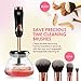 Electric Makeup Brush Cleaner and Dryer - by Livewell - Rechargeable, No Batteries Needed - Clean Make Up Brushes Easily With Professional Spinner Cleanser Tool - Beauty Gifts For Women - Color: Black