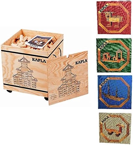 KAPLA Box 1000 Pieces with Four Books