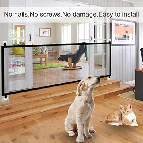 image for Woohubs Pet Gate- Dog gate for House Baby Safety Gates Portable Foldin