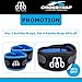 CROSSTRAP Achilles Strap by MDUB Medical Prevent Achilles Tendonitis | Running, Cycling, Hiking, Outdoor Sports | Blue - 1 Pack (Large)