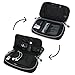 BAGSMART Electronic Organizer Travel Cable Organizer Bag Portable Electronic Accessories Bag for Cable, USB, Black and Grey