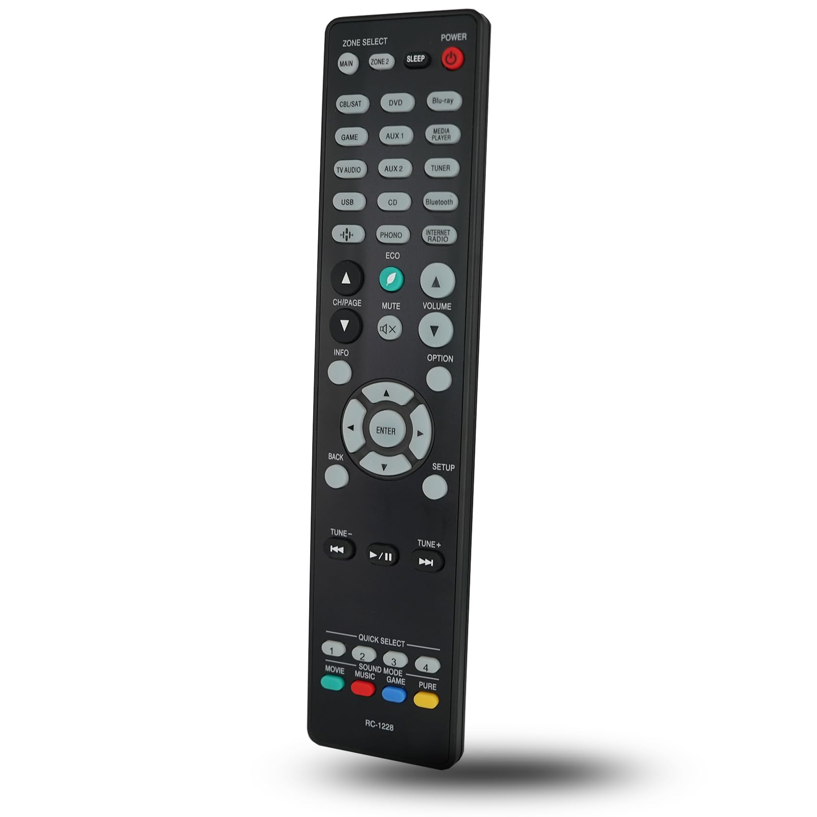 Photo 1 of RC-1228 Replace Remote for Denon AV Receiver AVR-X2400H AVR-S730H AVR-S930H AVR-X3400H AVR-S950H AVR-S920W AVR-X2300W AVR-X1300W AVR-X3200W AVR-X2200W AVR-S910W AVR-X5200W AVR-X3300W