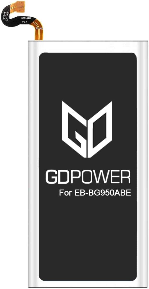 Galaxy S8 Battery, GDPower 3300mAh High Capacity 0 Cycle Battery EB-BG950ABE Replacement for Samsung Galaxy S8 G950 G950V G950A G950T G950P G950F with Complete Tool Kits -3 Year Warranty