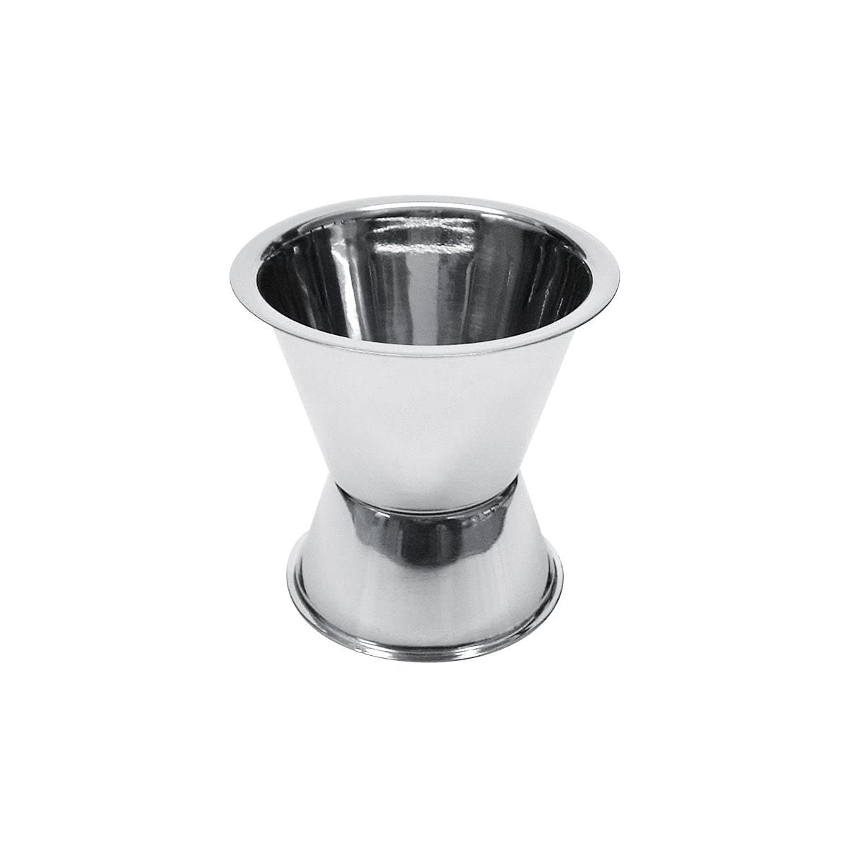 Fackelmann Cocktail Measuring Cup of Stainless Steel, Silver, 6 x 6 x 5.9 cm