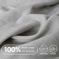 Simple&Opulence 100% Linen Fitted Sheet