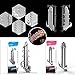 Beautymei 4pcs Men Sex Toy, Crystal Condom Sheath Delay Ejaculation Toys for Men (Silver)