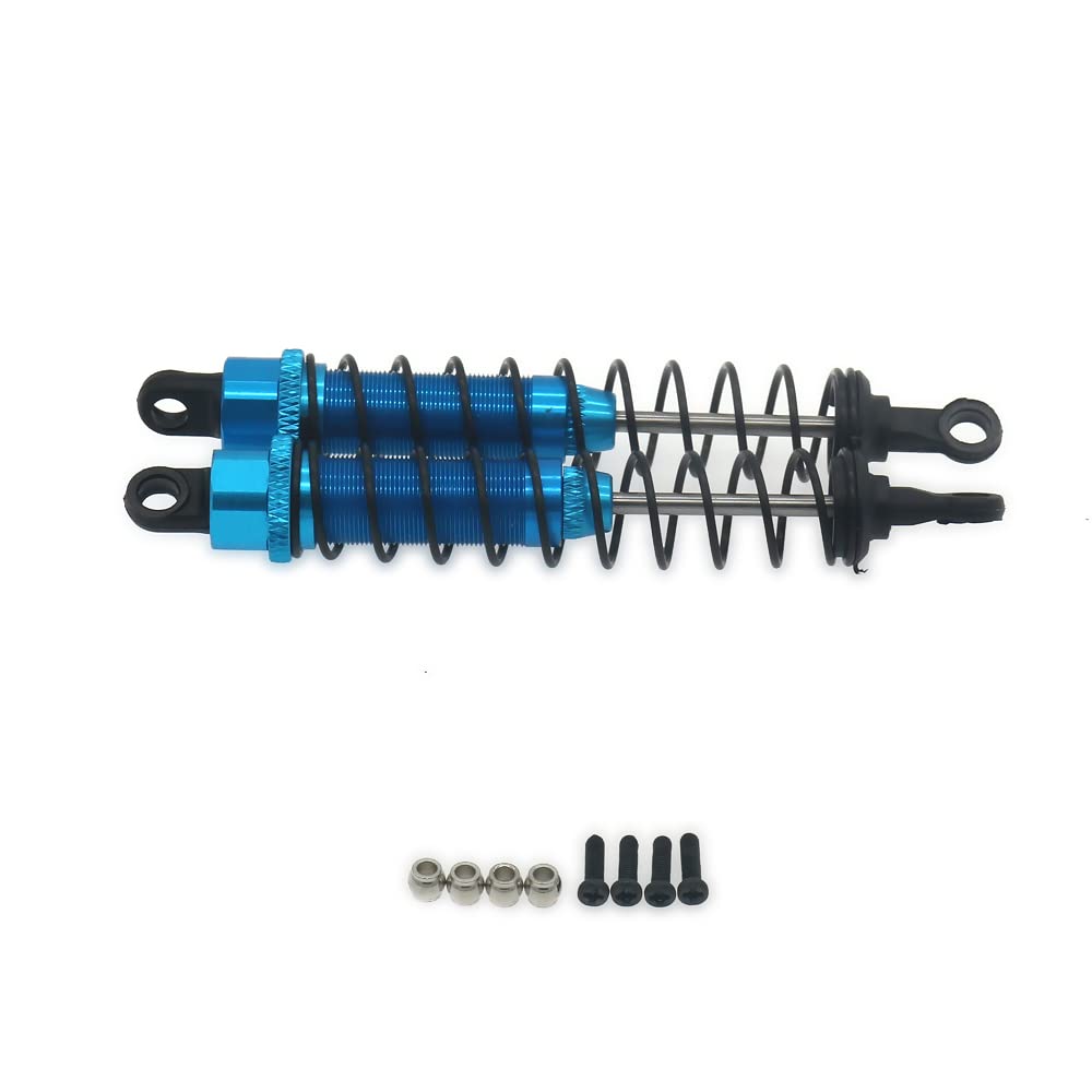 RCAWD Alloy Rc Shock absorber 98mm oiled type for 1/12 RC LC racing Wltoys HSP upgrades Parts 2pcs/set(Blue)