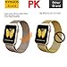 Apple Watch Band 42mm, KYISGOS Strong Magnetic Milanese Loop Stainless Steel Replacement iWatch Strap for Apple Watch Series 3 2 1 Nike+ Sport and Edition, Gold