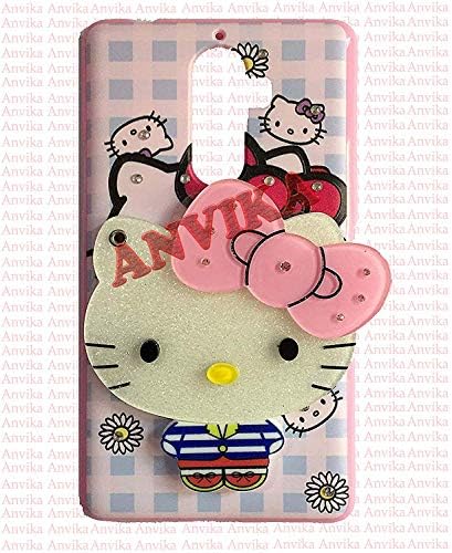 ANVIKA Mirror Hello Kitty Special Girl's Designer with Bling Diamond Stone Work Back Case Cover for Lenovo K8 Note