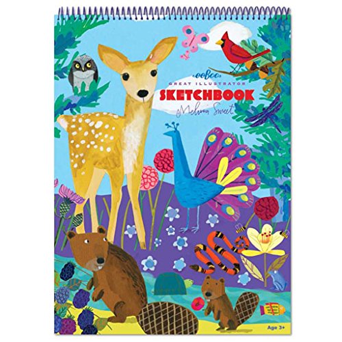 eeBoo Sketch Book Drawing Pad, Life on Earth