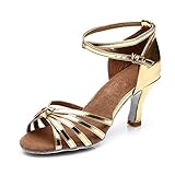 Jfkstore Women's Latin Salsa Dance Shoes