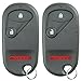 KeylessOption Keyless Entry Remote Control Car Key Fob Replacement for A269ZUA106 (Pack of 2)