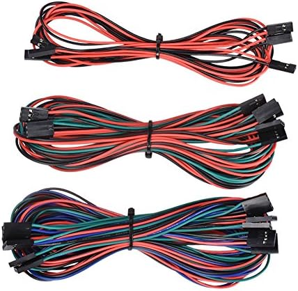 Wangdd22 3D Printer Kit 14pcs/lot Cables Complete Wiring Cables Set For RAMPS 1.4 Endstops Thermistors Motor Dupont Cable