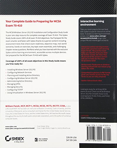 Mcsa Windows Server 12 R2 Installation And Configuration Study Guide Exam 70 410 Pricepulse