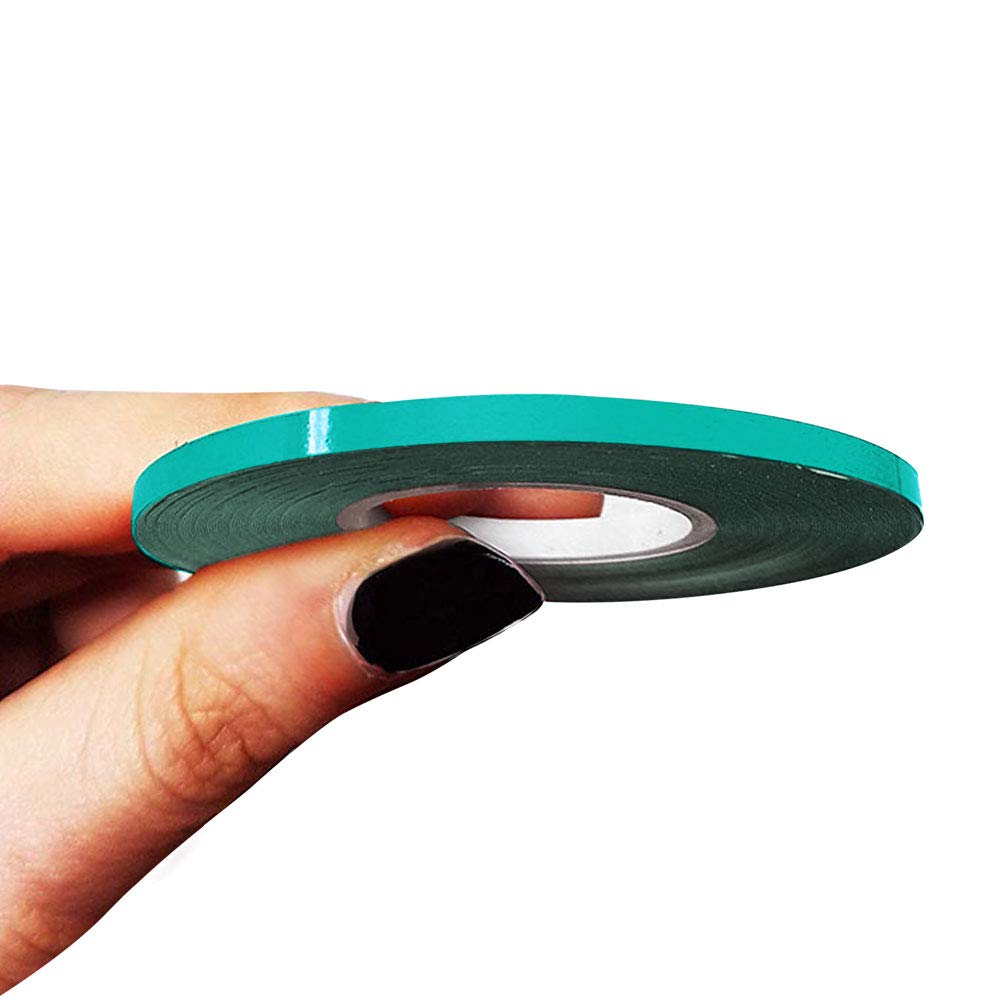 4R Quattroerre.it 10457 Trim Stripes Adhesive Strips for Cars, Petronas Green, 3 mm x 10 mt