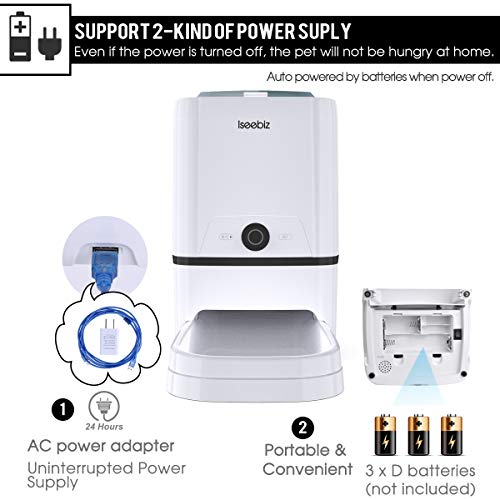 Automatic Pet Feeder, 6L Smart Feeder Dog Cat Food Dispenser