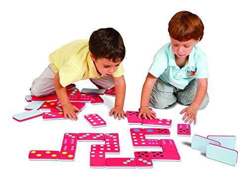 image for Edushape Jumbo Domino Set, 28 Piece, baby-boys, multi-colored