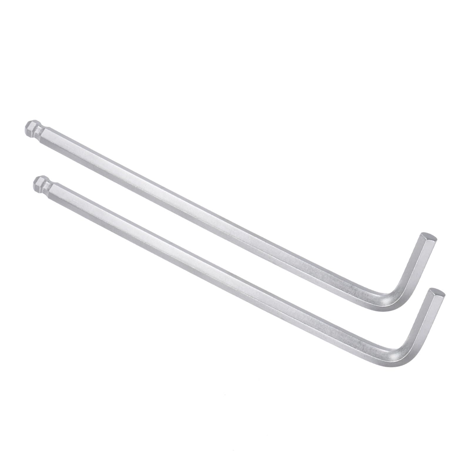 CoCud L-Handle Ball End Hex Key Wrench, 5/16" SAE, CR-V L-Shape Long Arm Hexagon Head Spanner - (Applications: for Home Repair and Mechanical Maintenance), 2-Pieces