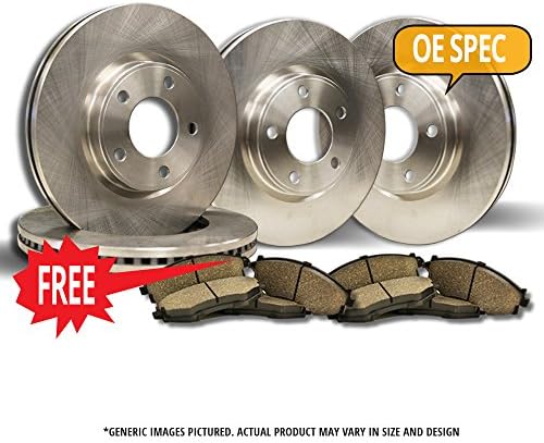Front+Rear Kit|O-Series|Great-Choice|4 OEM Replacement Disc Brake Rotors|8 Ceramic Pads|2000 INFINTI I30|5Lug