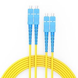 LR-LINK SC to SC Fiber Patch Cable,1G/10GB Single