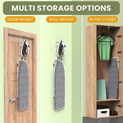 Xabitat Table Top Small Ironing board W/ Iron Caddy Combo Heat