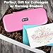 Elegant Nurse Stethoscope Case - Zipper Pocket Secures Nurse Accessories, Pink