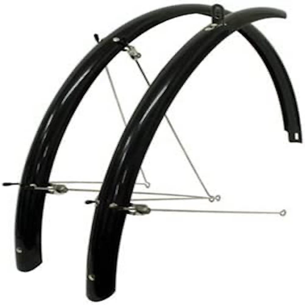 ETC Road Full Length Mudguard Set, Black, 700 x 25-32