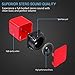 Bluetooth Speakers,ACLUXS Magicbox Portable Wireless Speaker with Enhanced Bass for iPhone, iPad Mini, iPad 4/3/2, iTouch, Nexus, Samsung and other Smart Phones and Mp3 Players,Red
