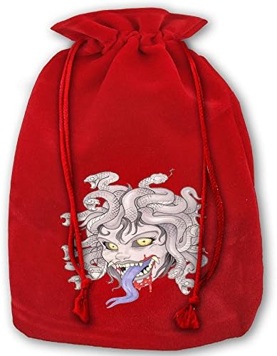 Crazy Cartoon Woman With Blue Snake Tongue Christmas Fashion Mini Bulk Gift Bag