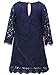 Bow Dream Flower Girl's Dress Navy Blue 5