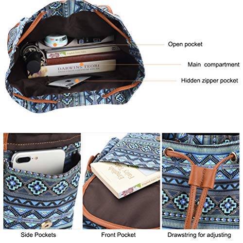 vbg vbiger canvas backpack