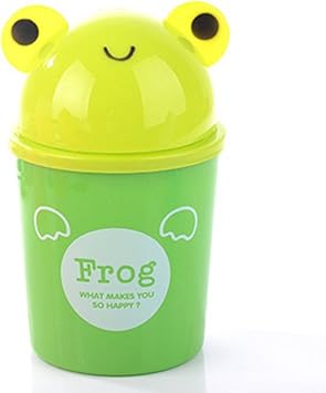Pyd Computadora Trash Can Creative Dibujos Animados Animales Cubeta De Basura Barril De Almacenamiento Lindo Papeleria Soporte Para Office Home Rana Frog Amazon Com Mx Oficina Y Papeleraa