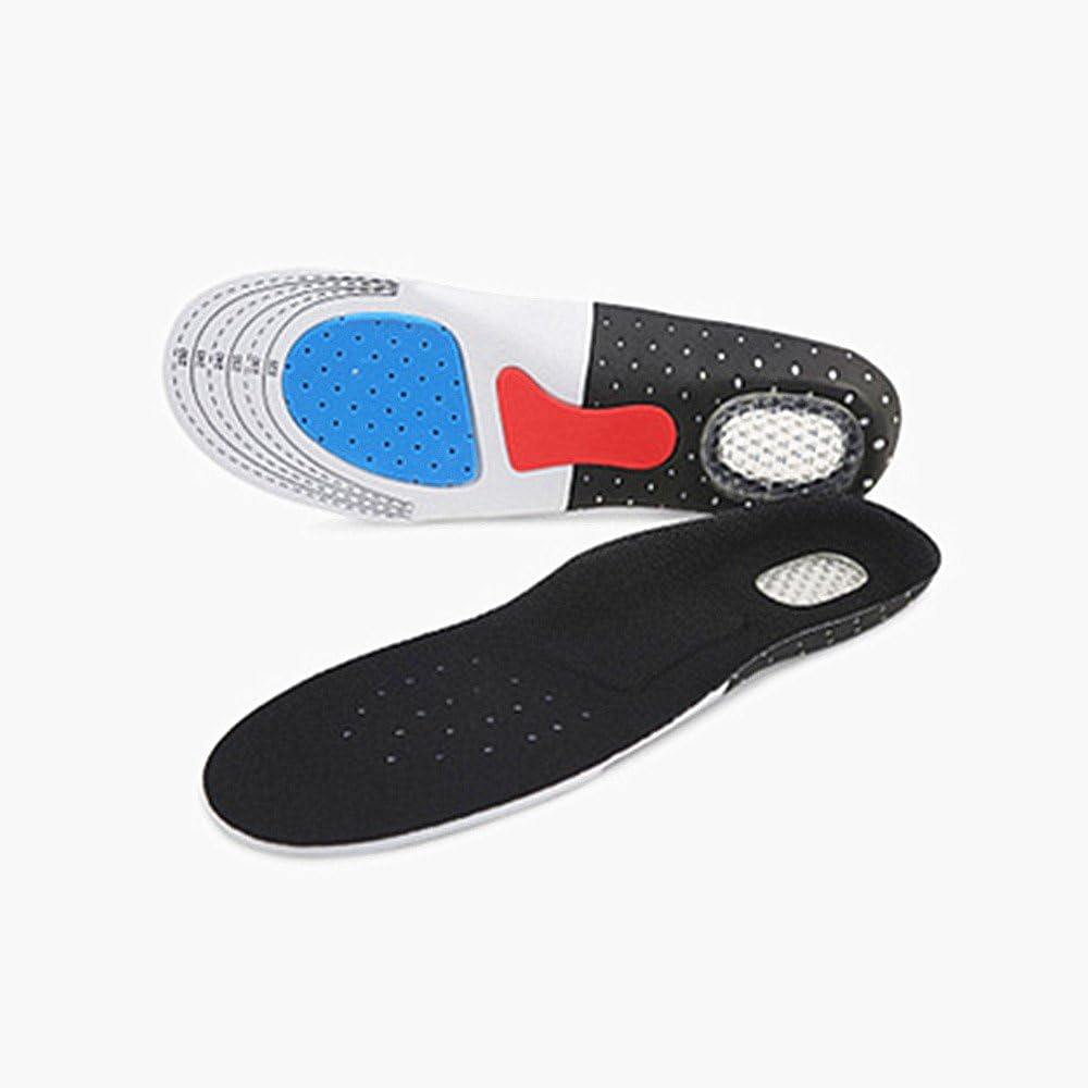 Dicheng Men's & Women's Orthotic Arch Support Comfort Foot Massage Gel Heel Cushion Comfort Silicone Sport Running Shoe Trainer Boots Insoles Pad (1 Pair) (Women's (4.5-8 US))
