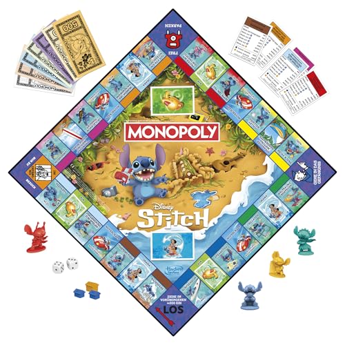 Monopoly Disney Stitch Edition Brettspiel - Deutsche Fassung 3