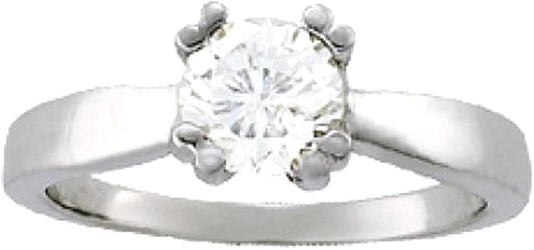 1 25 Karat Round Diamantene Hochzeit Ring Aus Weissgold 14 Karat Grosse 74 23 6 Amazon De Schmuck