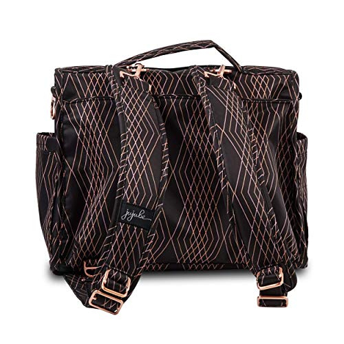 JuJuBe B.F.F Multi-Function Convertible Diaper Backpack/Messenger Bag, Prism Rose - Thumbnail 5