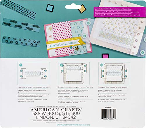 We R Memory Keepers 660580 0633356605805 Accessories Pattern Stamping Block (5 Piece) - Thumbnail 2