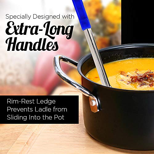 Klee Utensils 6Piece Stainless Steel Portion Control Ladles with Long Handles Pricepulse