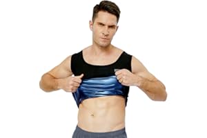 REEDBEEK Sauna Sweat Suit Weight Loss Shapewear Top Weighted Shirt Sauna Vest Workout Exercise Gym Short Sleeves Men Women