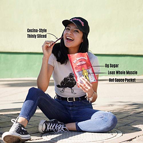 Original Beef Jerky - Thin Cut Cecina-Style by El Norteño - Low Carb, Zero Sugar, High Protein, Gluten Free, 100% Beef Jerky Snack - Made in the USA (12 - 1.5oz Snack Packs) - Thumbnail 3