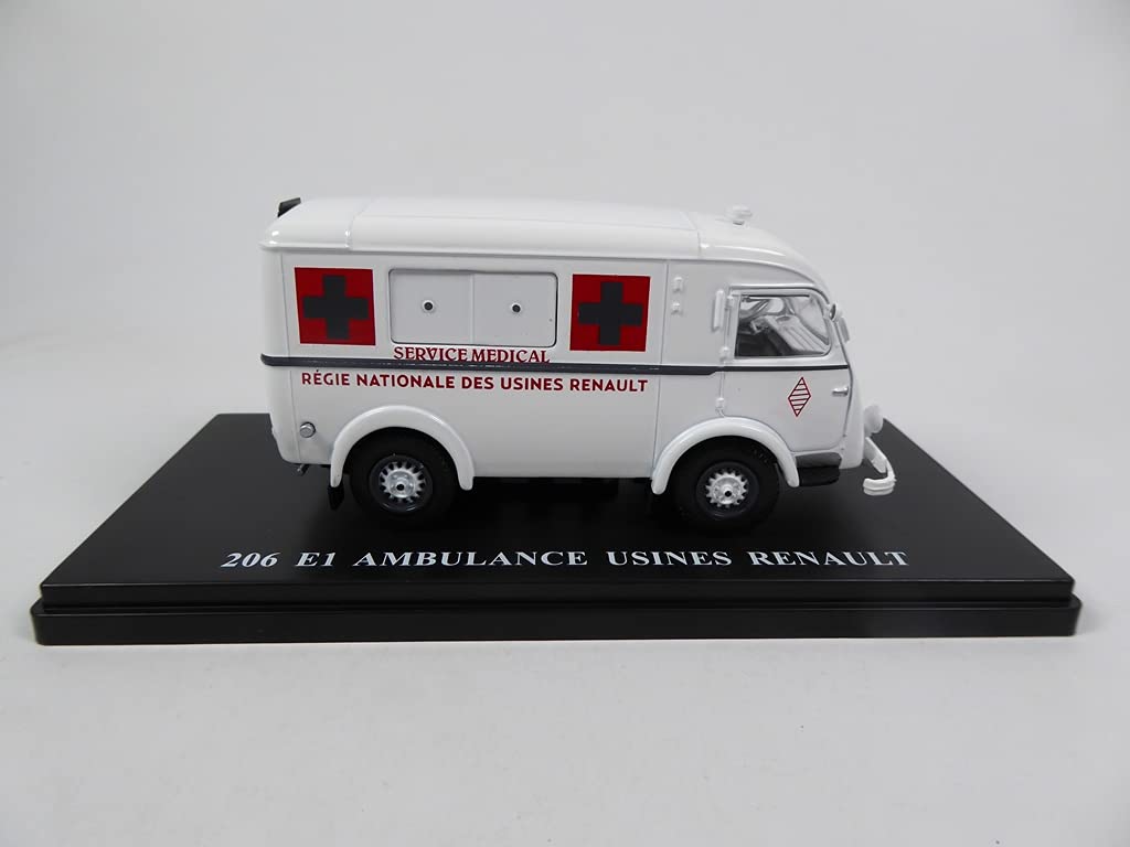 OPO 10 - Utility 1:43 compatible with Renault 206 E1 Ambulance Usines Renault Régie nationale (UTR35)